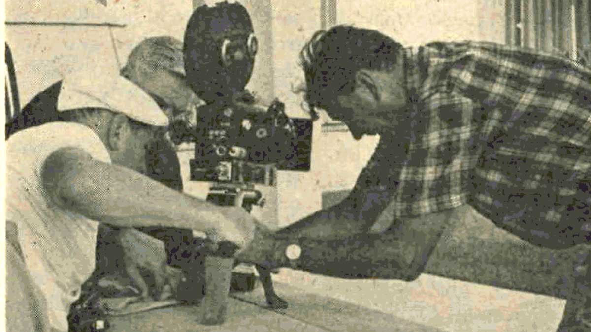 July 26 1967 Arabian Sun and Flare National Geographic Film crew on Arabian Peninsula film