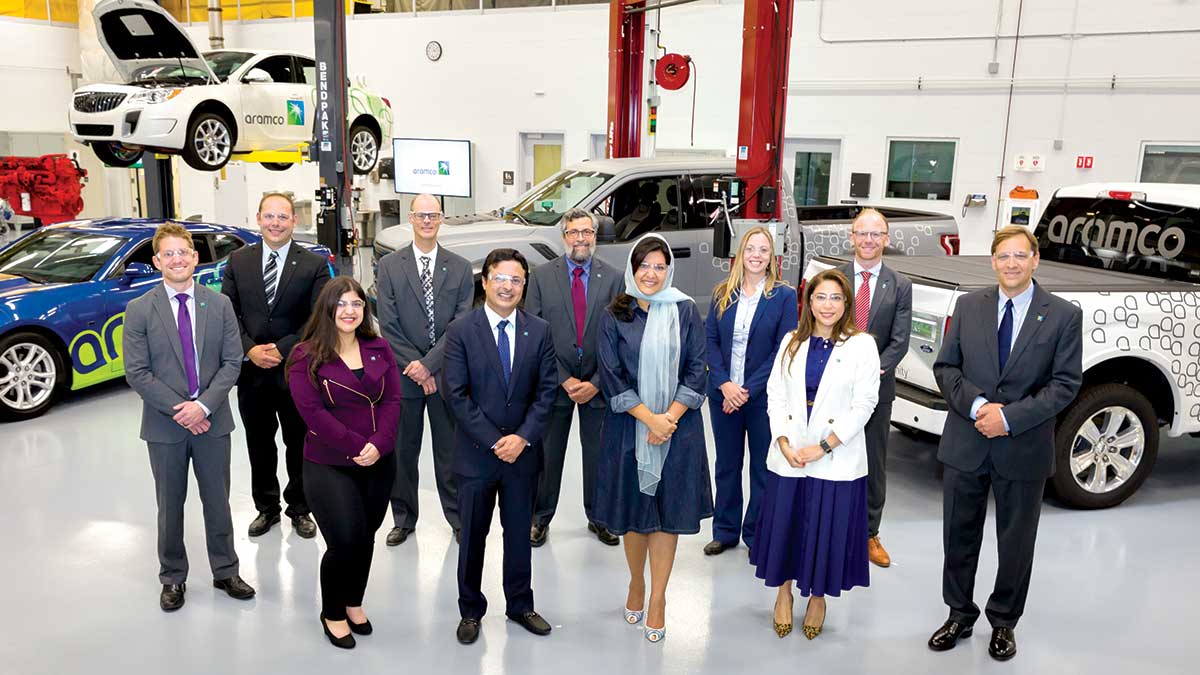 Princess ambassador visit to Detroit ARC Aramco Americas employees