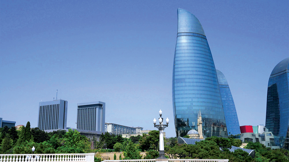Travel-story-Azerbaijan-modern-flame-tower