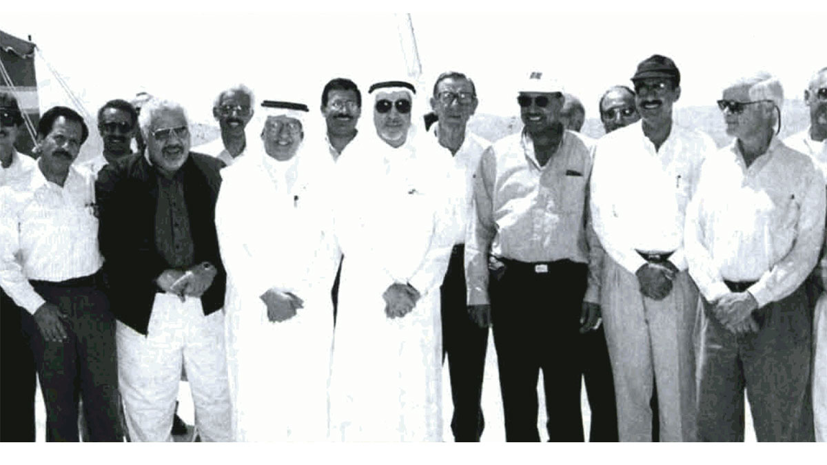 1997 Aramco management visits Shaybah project 