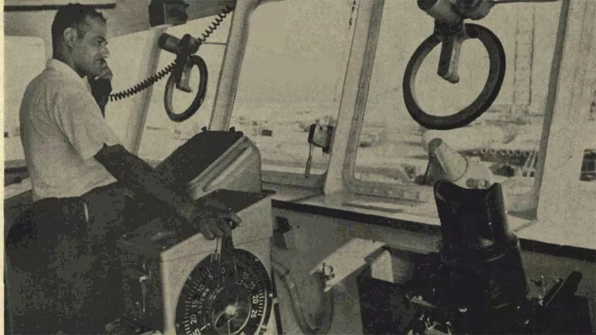 Sept. 30 1970 new tug at Aramco