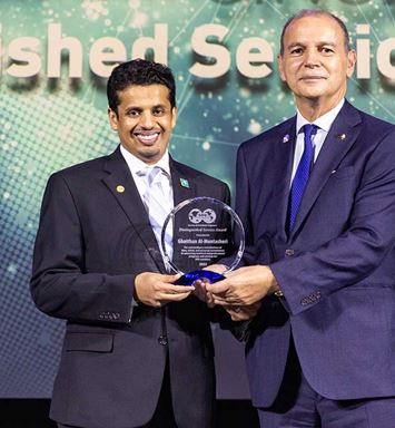 Aramcon Ghaithan A. Al-Muntasheri recognized by SPE