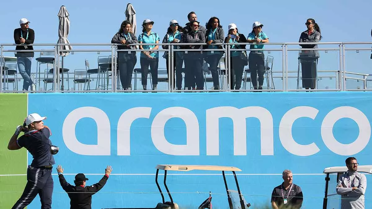 gallery at Aramco Team Series tournament in New York
