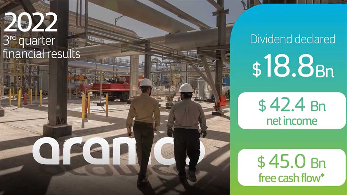 Aramco third-quarter results