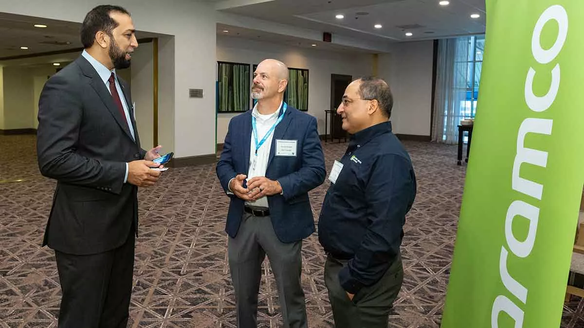 Supplier Forum Tariq Al Chaudry speaks to potential vendors