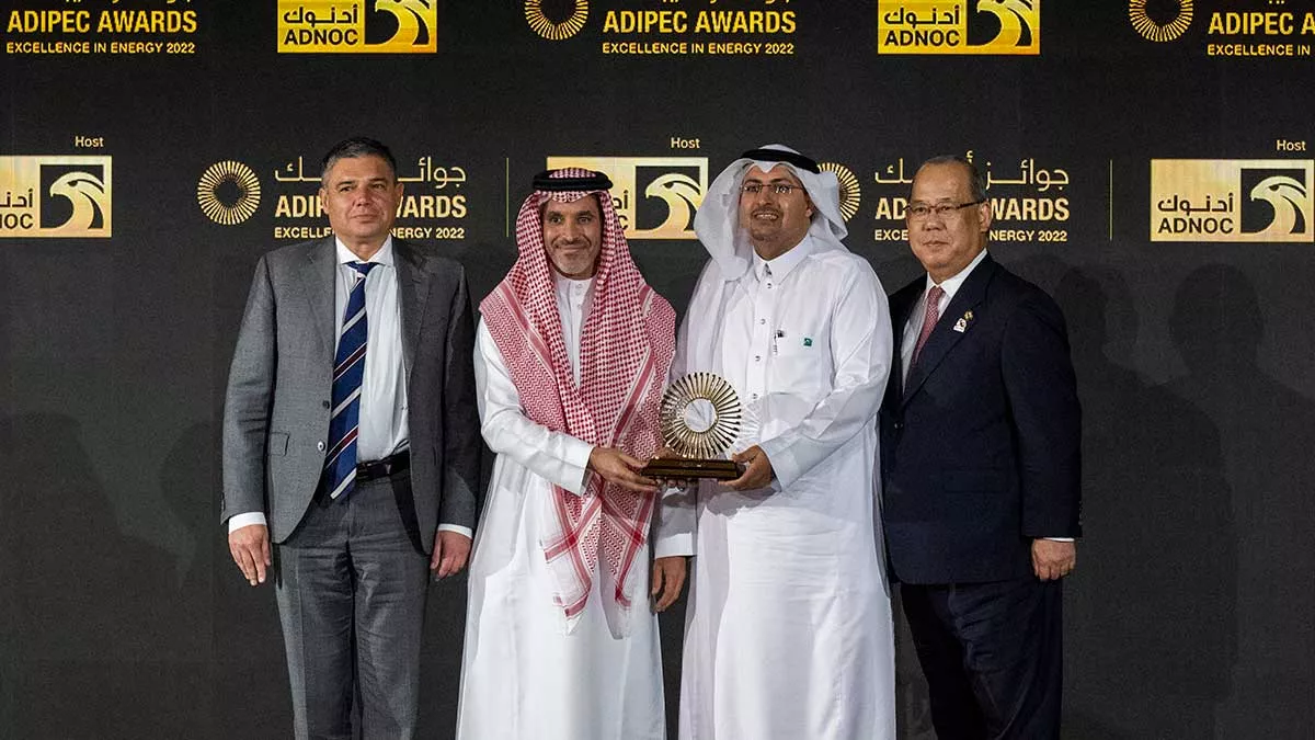 ADIPEC award winner from Aramco