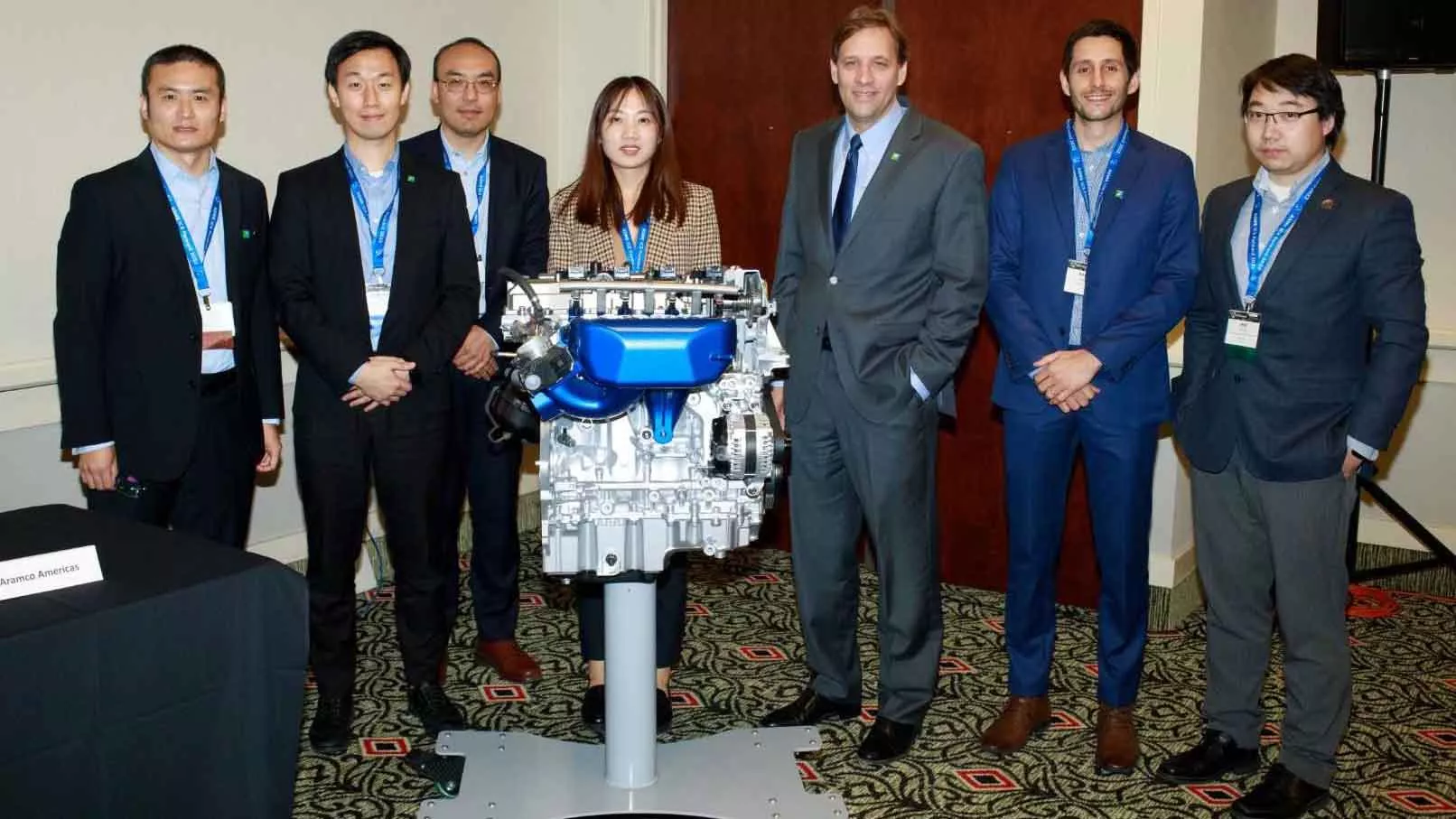 Aramco group photo at ASME conference in the U.S.
