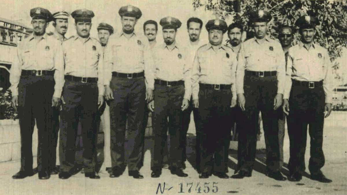 Fall 1972 new security guard uniforms