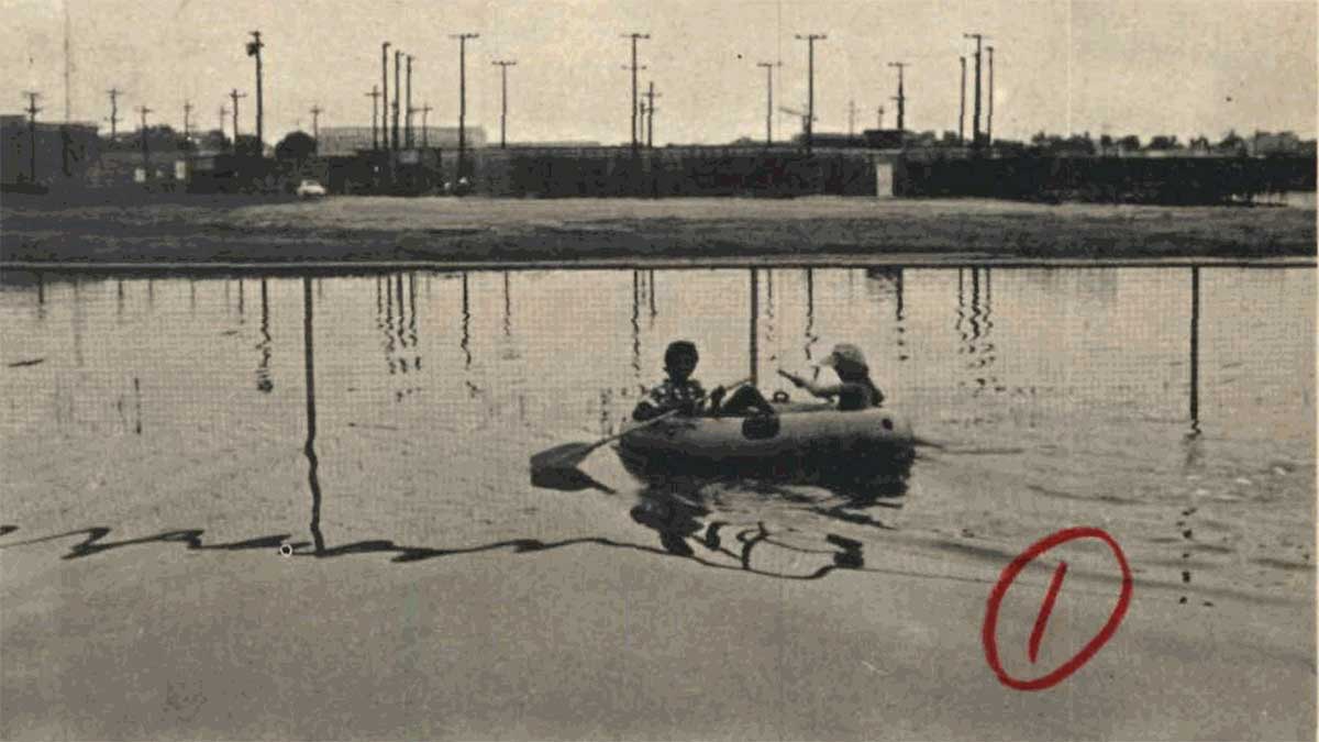 Nove. 17 1976 flooding on Dhahran Camp at Aramco