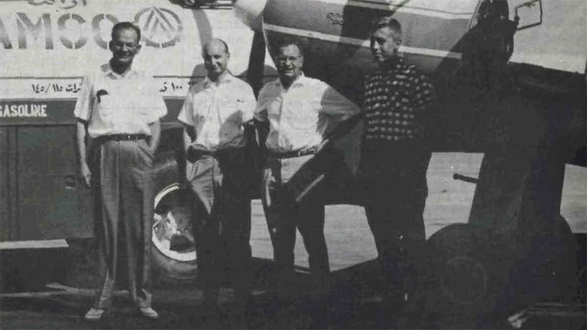 1961 pilot completes survey of Hofuf
