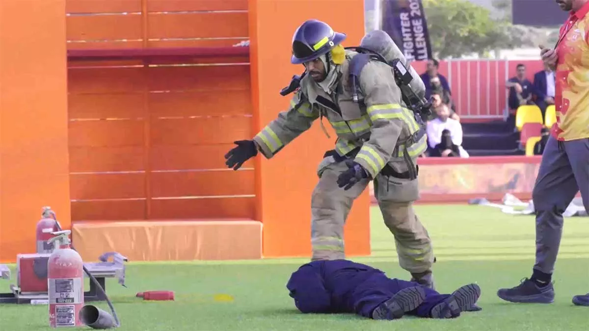 Aramco firefighter challenge overview video