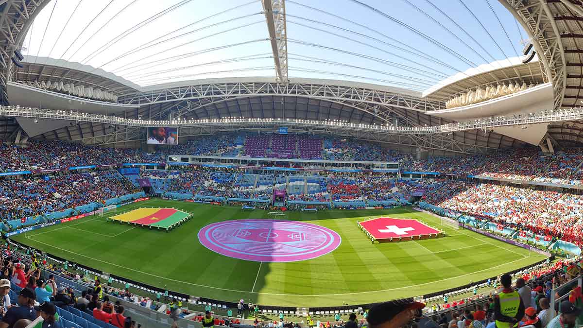 FIFA World Cup 2022 Al-Janoub wide shot