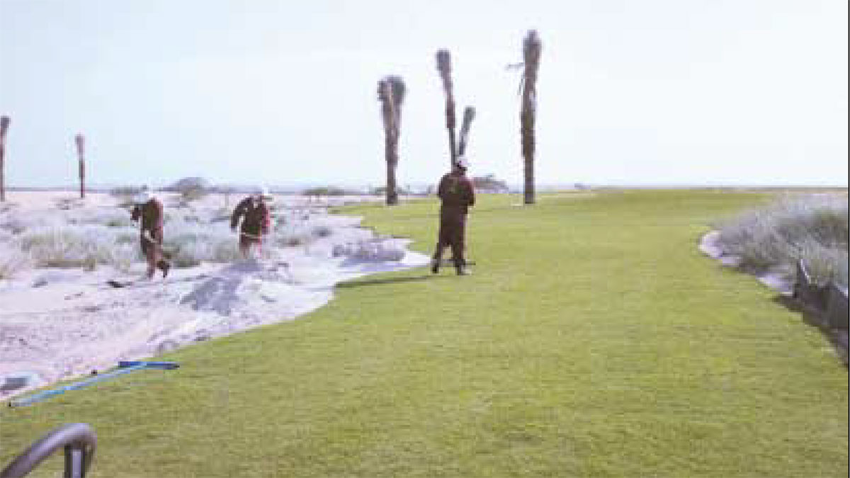 November 27 golf course gets grass in Dhahran