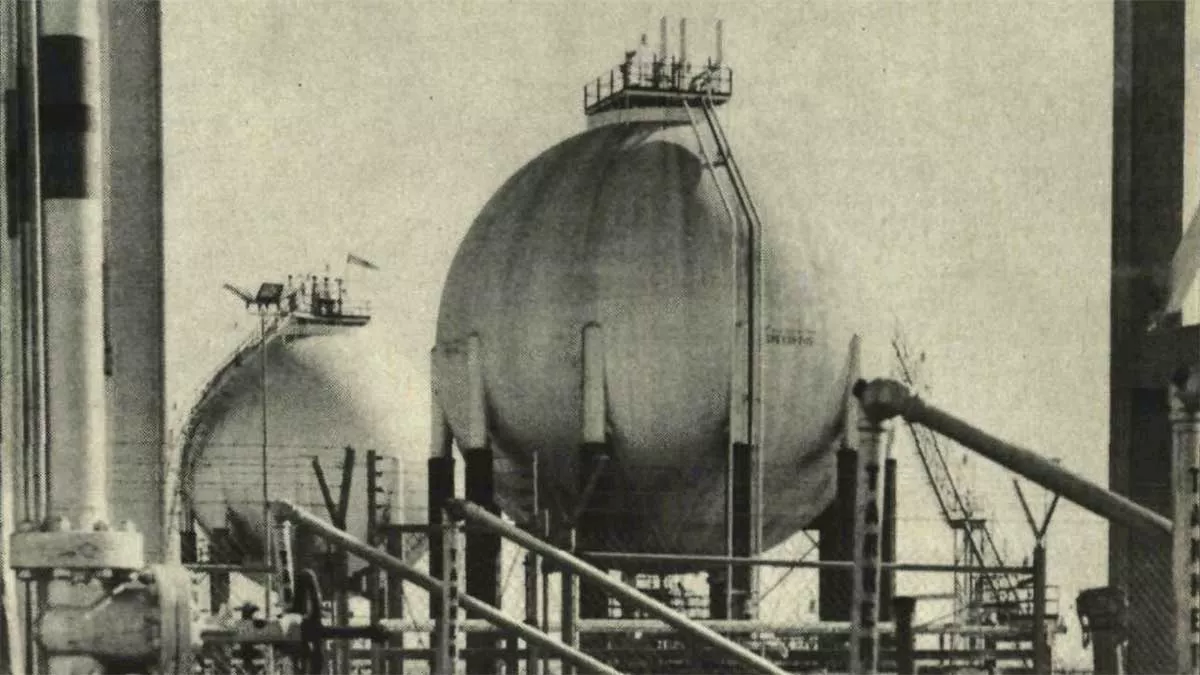 1985 new LPG facility in Qatif Aramco