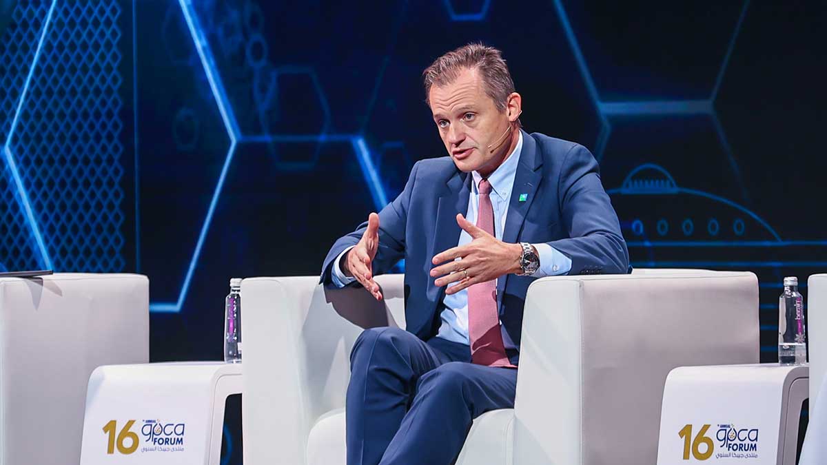 Oliver Thorel Vice President of Chemicals at Aramco GPCA 2022 in Riyadh