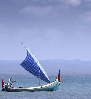 رحلة صيد في جزر بعيدة بالقرب من جاوه