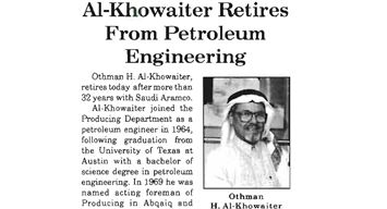 This Day in History (1997): Al-Khowaiter Retires from Petroleum Engineering