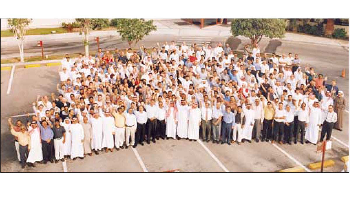 2002 Aramco SAP implementation Big Bang team