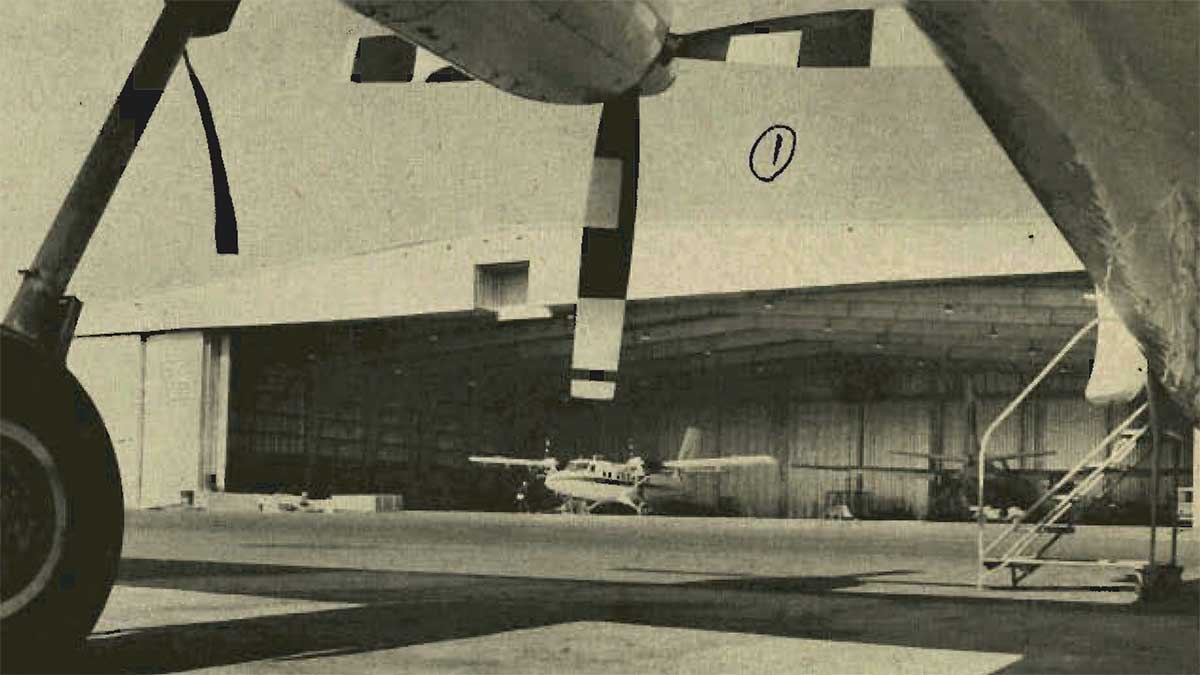 1979 Aramco adds third hangar to Dhahran airport