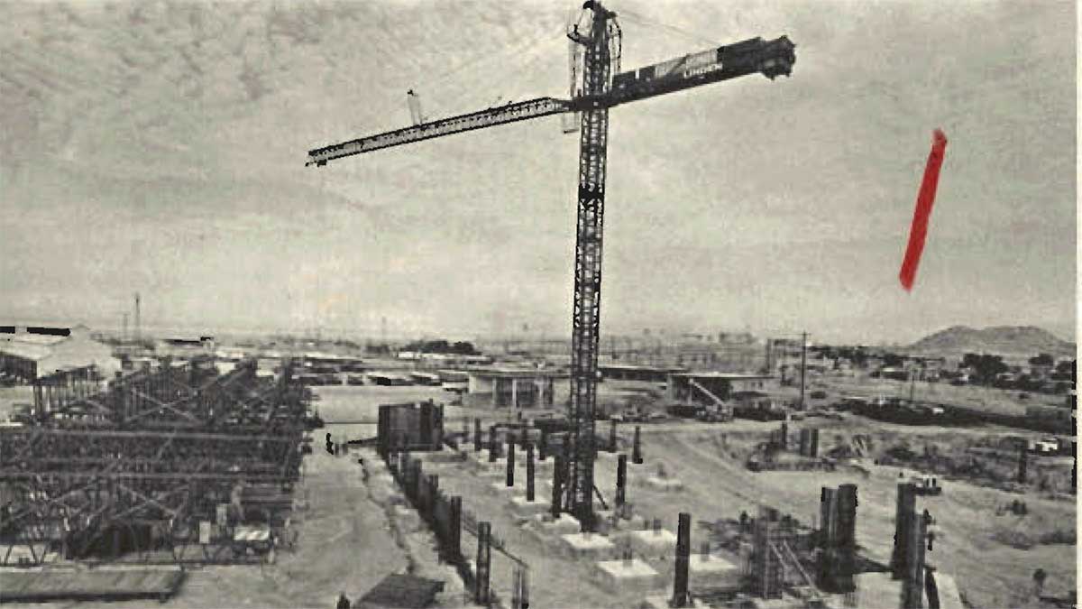 Linden Tower Crane Dhahran Aramco Tower building construction