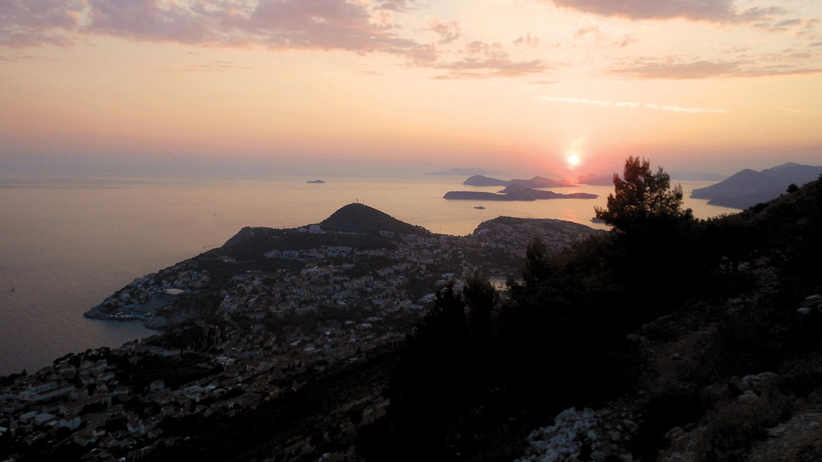 Dubrovnik Mount Srd Panorama Aramcon Travel Feature