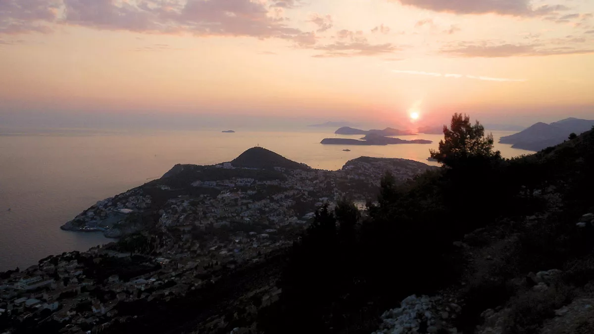 Dubrovnik Mount Srd Panorama Aramcon Travel Feature