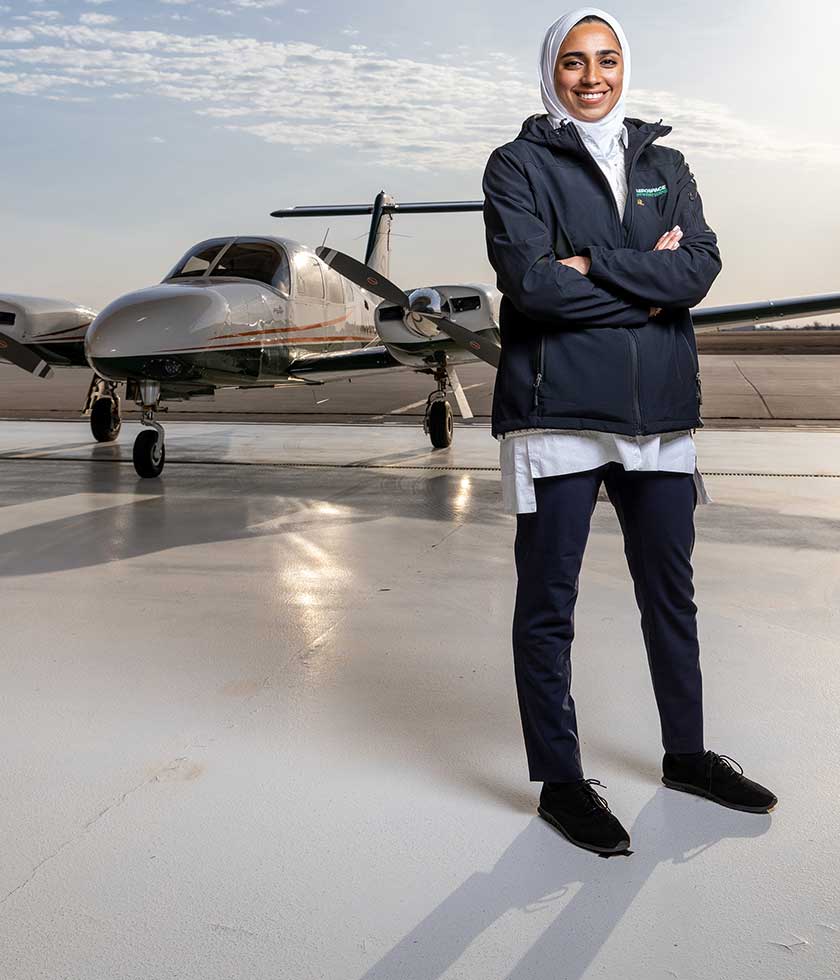 Aramco's first female pilots