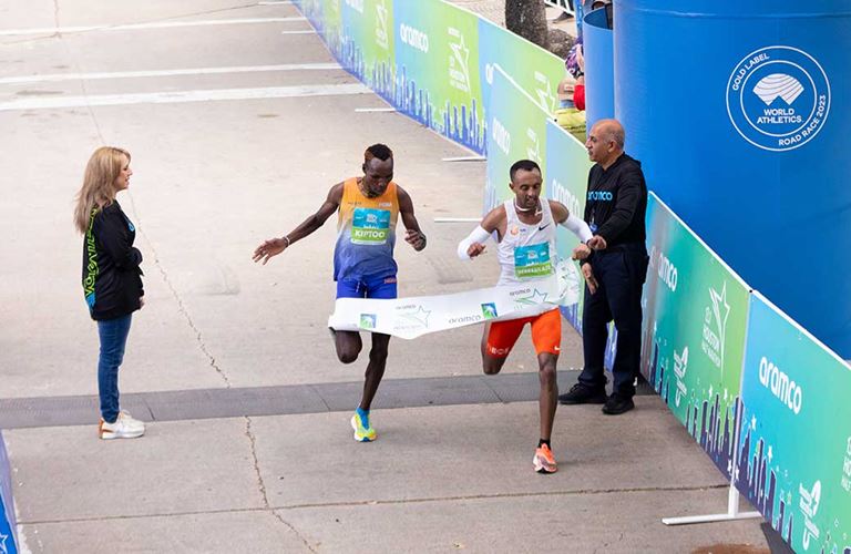 2023 Aramco Houston Half Marathon fosters goodwill and sets new American record 