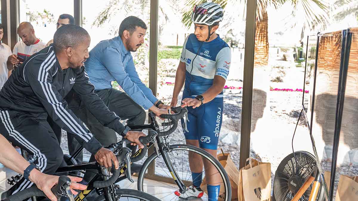 Sea Water Injection Department stationary bicycle