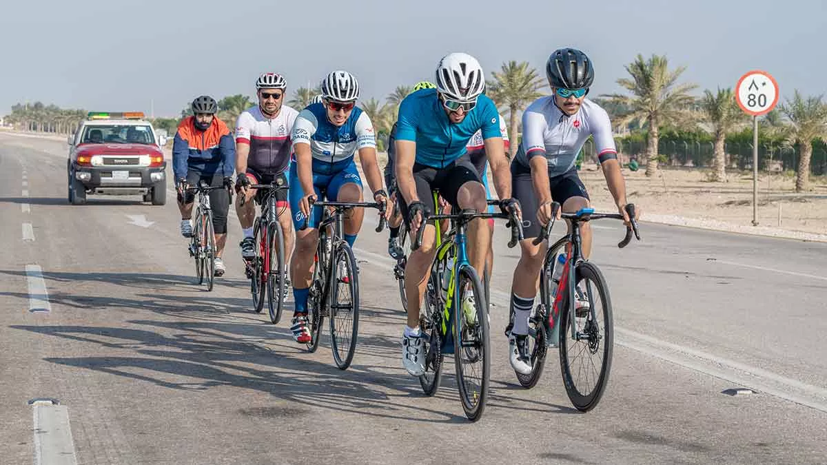 Sea Water Injection Department fitness campaign bicycle competition