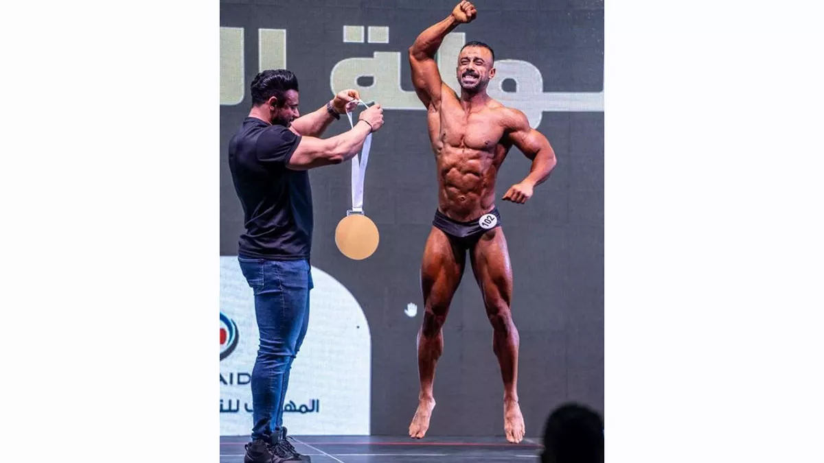 Aramco Office Services building inspector Al-Darwish celebrates bodybuilding title