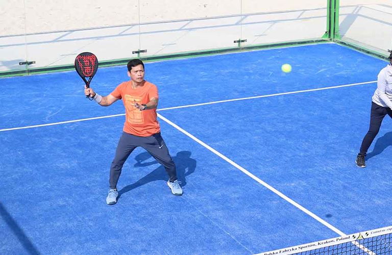 Padel a smash hit for Aramcons participating in Community Championships