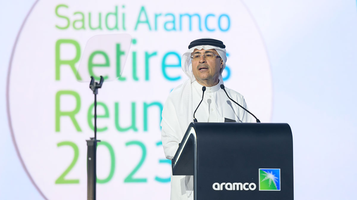 Amin Nasser welcomes retirees and their families to 2023 reunion