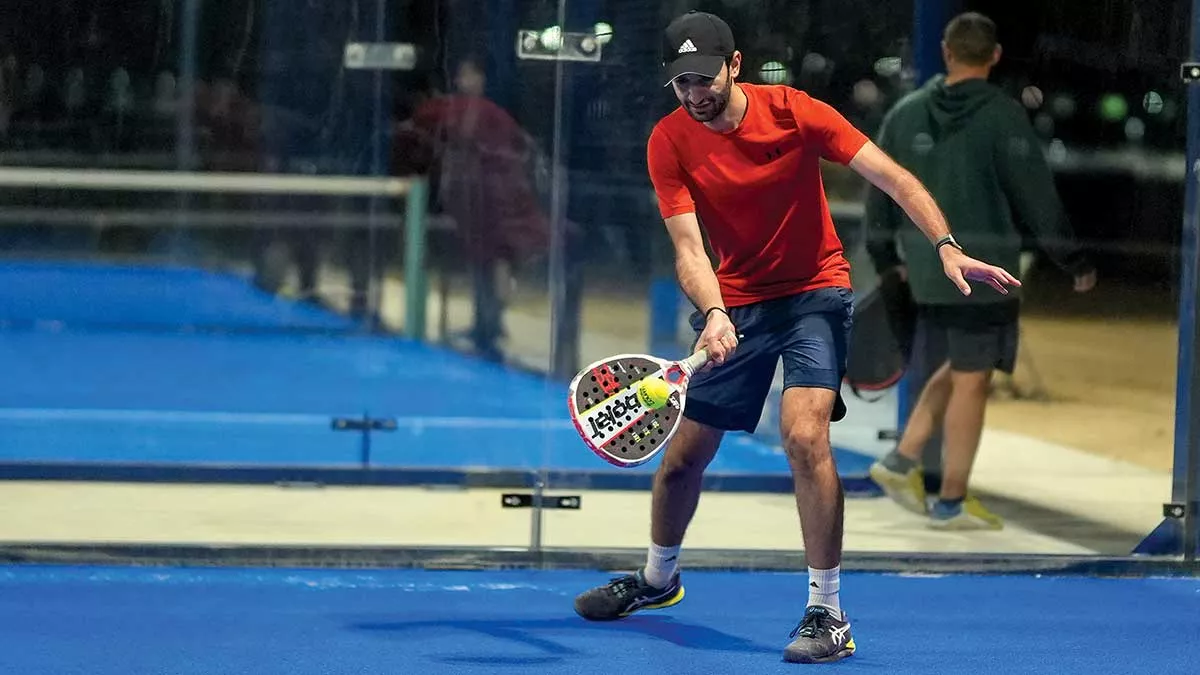 Padel and tennis standout Abdullah Alfaraj at Community Championships