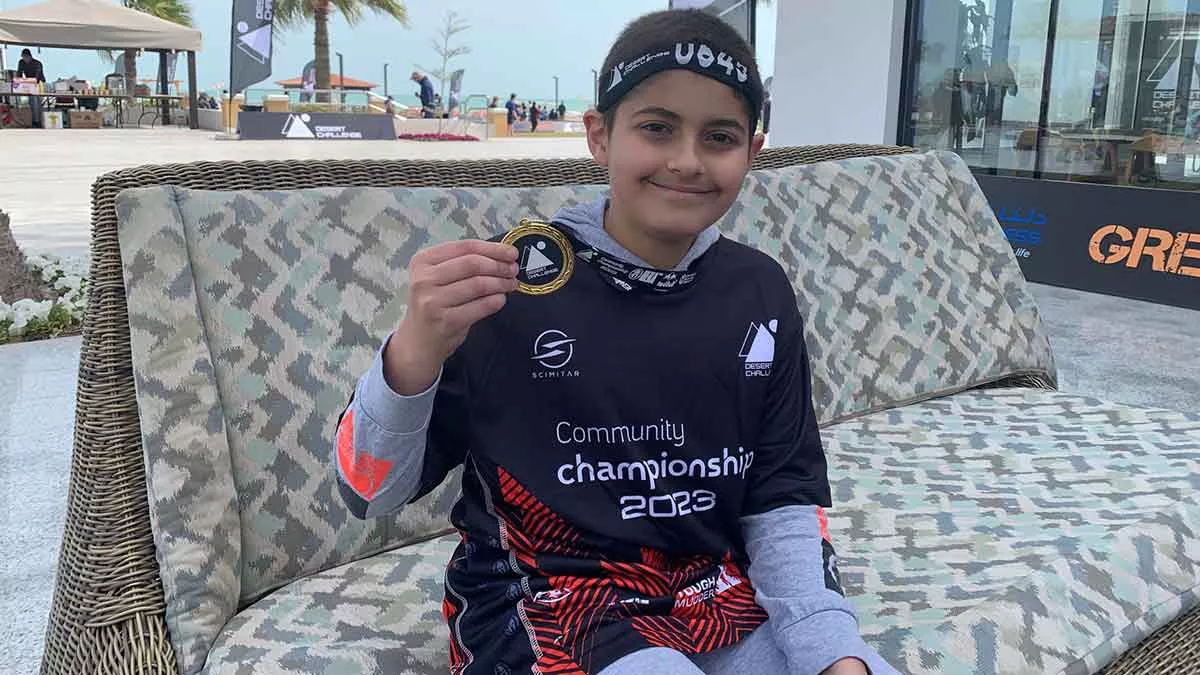 Ibrahim Eid 12 year old Aramcon competed in adult division of Desert Challenge