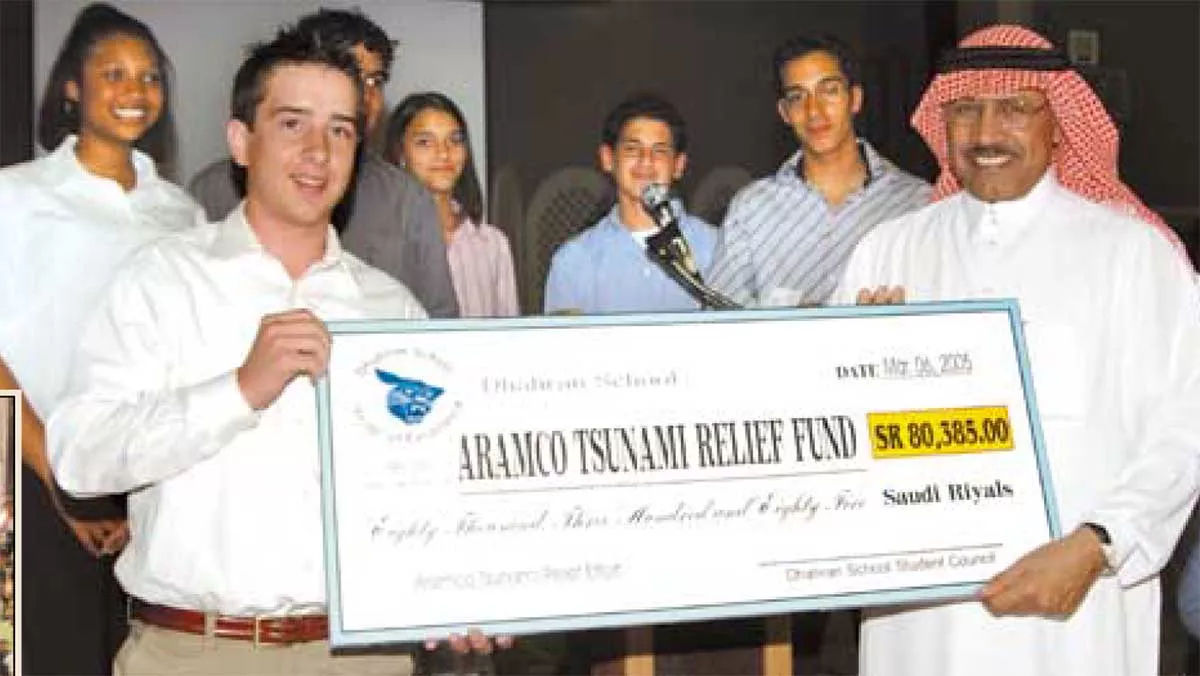 Aramco Tsunami Relief fund in 2006 donations