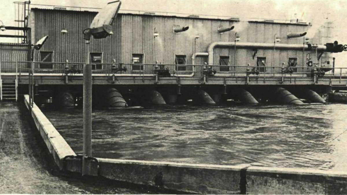March 1978 pump house construction at Aramco