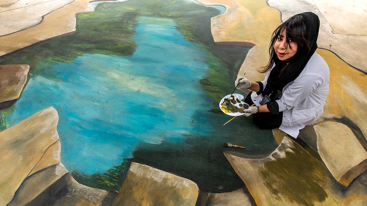 3D artist pays tribute to the mangrove with Dhahran al-Mujamma’ offering