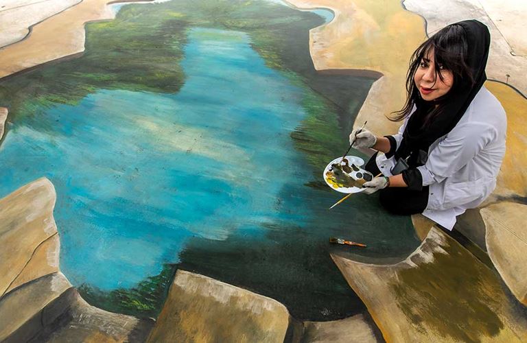 3D artist pays tribute to the mangrove with Dhahran al-Mujamma’ offering
