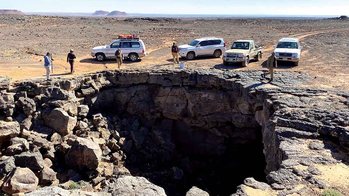 Mohammad Al Ghamdi Rock Art travel piece at the cusp