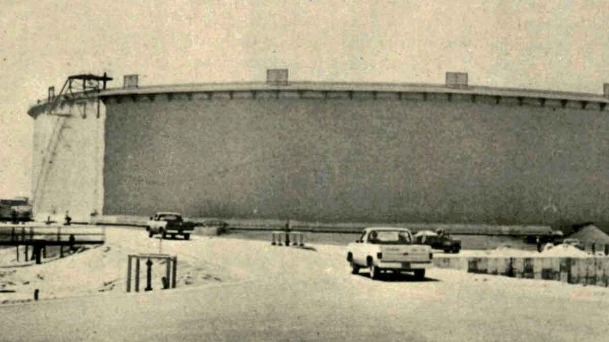 This Day in History (1980): Biggest RT Storage Tank Now Nearing Completion