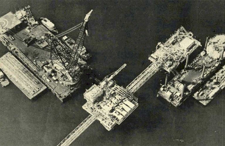 This Day in History (1978): Zuluf GOSP-1 Progress: 12 Lifts in Nine Days
