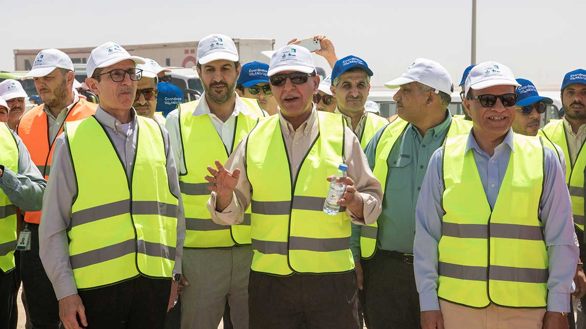 Abqaiq Dhahran Highway Cleanup senior vice president of Aramco's drilling and workover Abdul Hameed Al-Rushaid