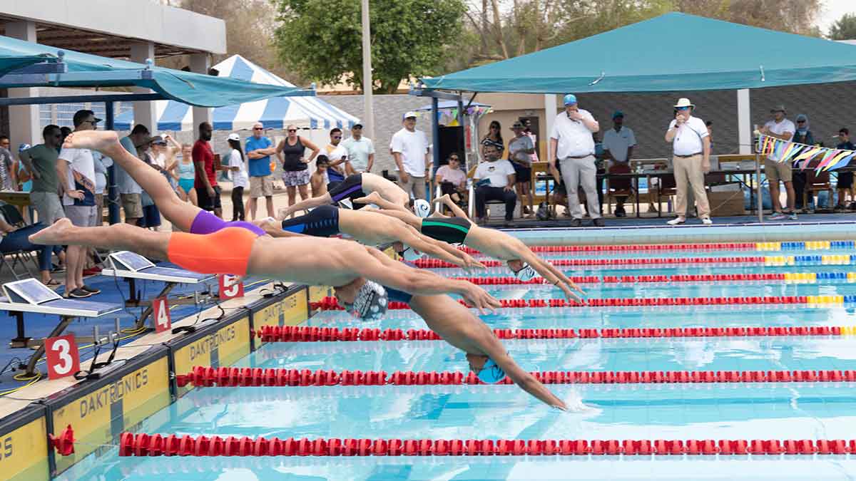 Dhahran Youth swimming regional meet 2023 in Dhahran