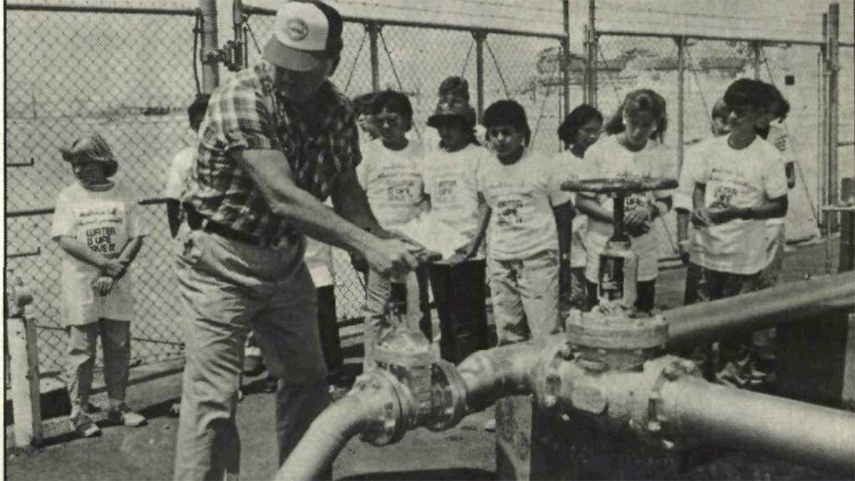 May 29 1985 water conservation session for Dhahran school students