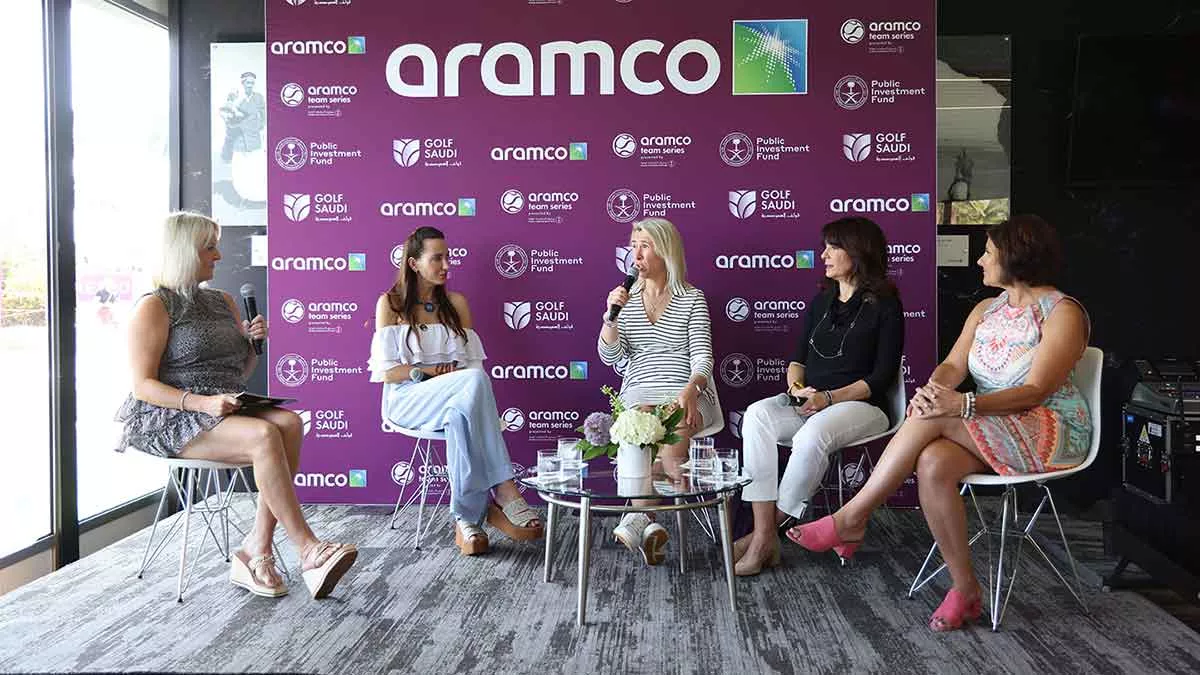 Aramco Team Series - Florida panel on wellness, mental health, and work-life balance