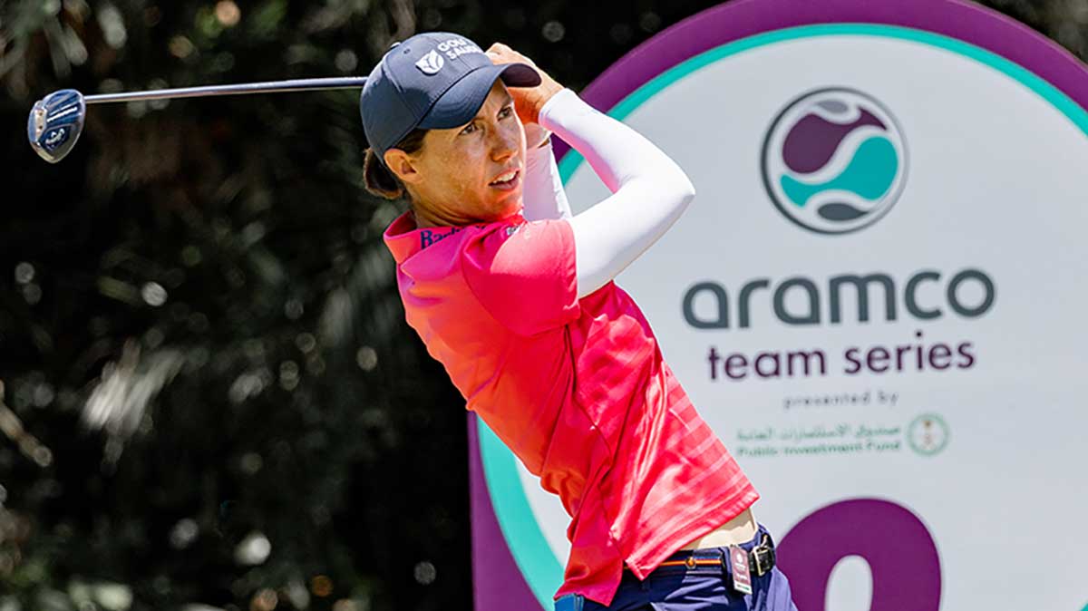 ATS-Florida individual champ Carlota Ciganda of Spain
