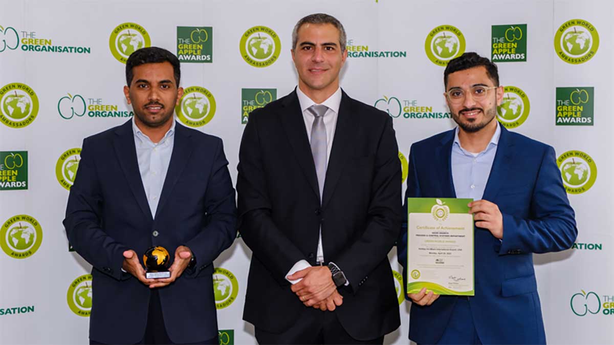Aramco Green World Awards Hamad Al Siairi and Hisham Al Hajji