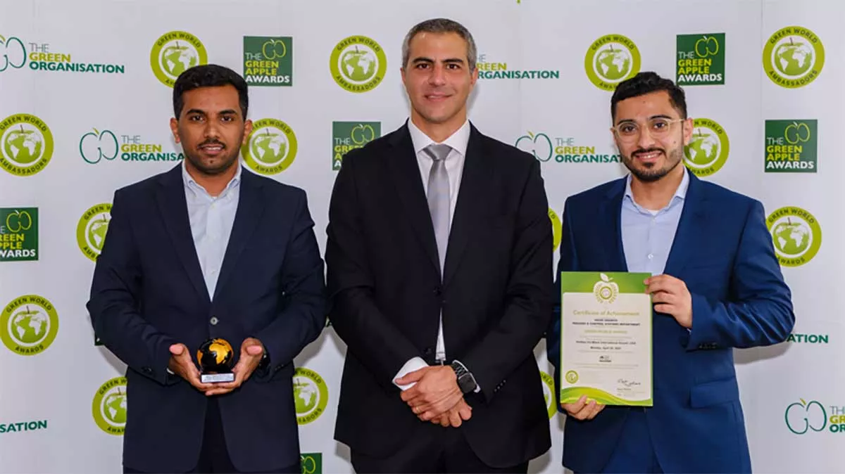 Aramco Green World Awards Hamad Al Siairi and Hisham Al Hajji