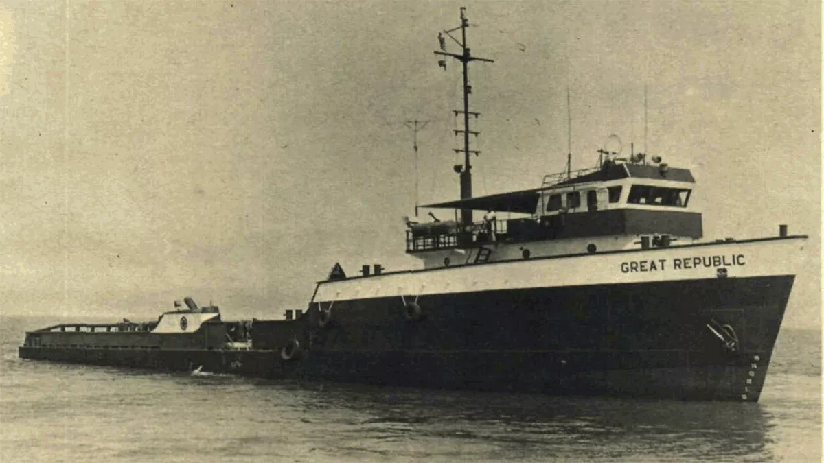 June 1978 "The Great Republic" joins Aramco fleet